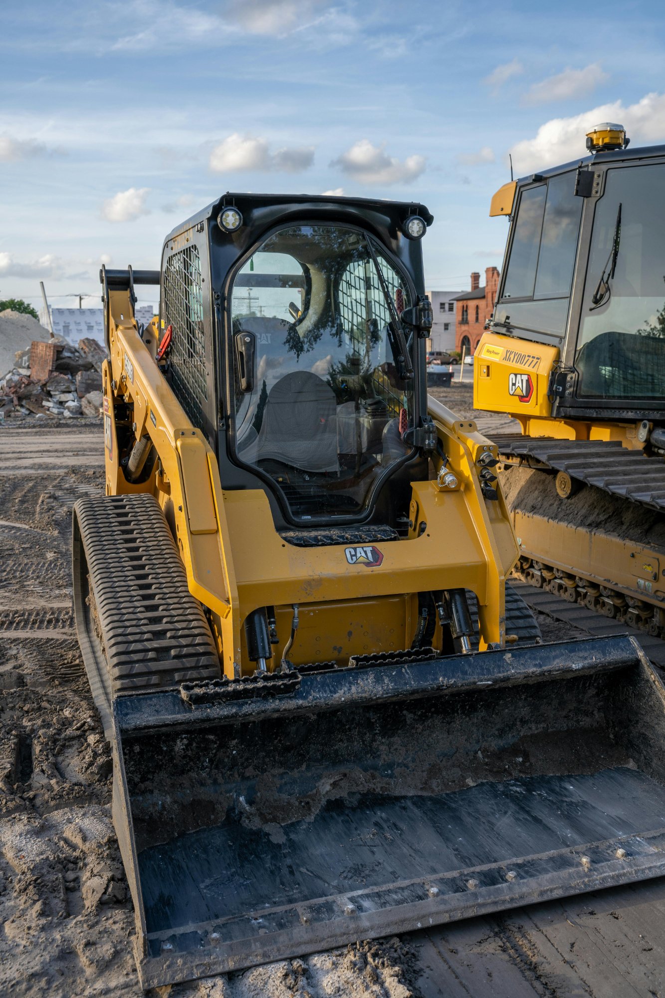 Final grading equipment in Edmonton