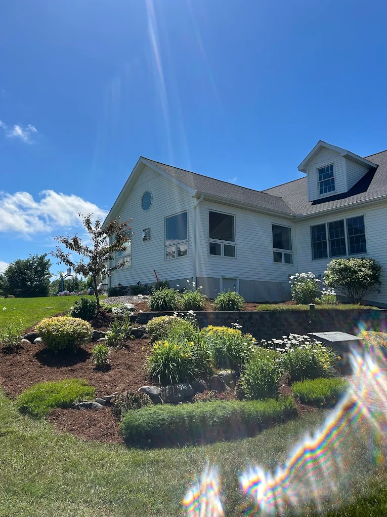 Completed front yard project in Edmonton